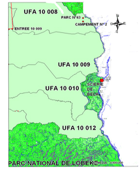 Figure 1 - Geographical location of the Béla sawmill