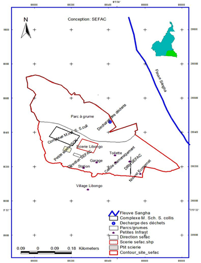 Figure 3 - The plan of mass of the sawmill