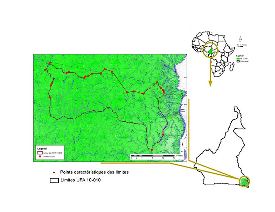 Figure 1 - Map showing location of UFA 10-010